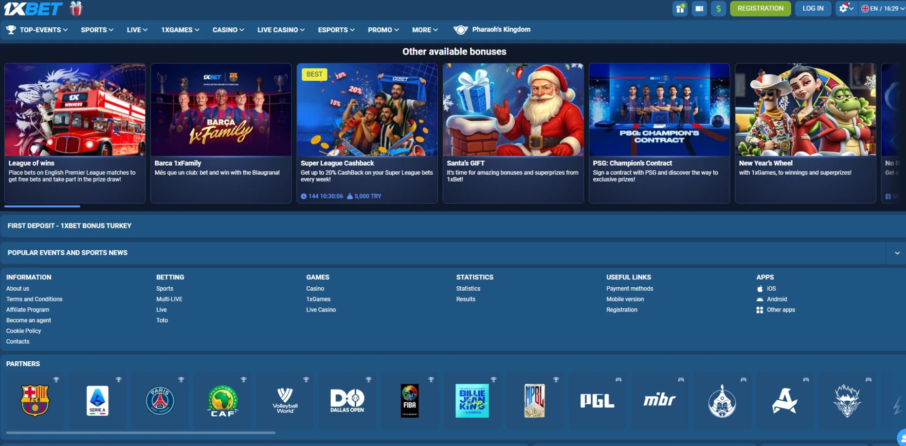 1xBet First Deposit Bonus