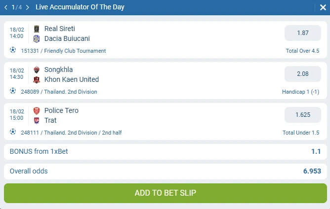  Live day Accumulator of Turkey Super Lig